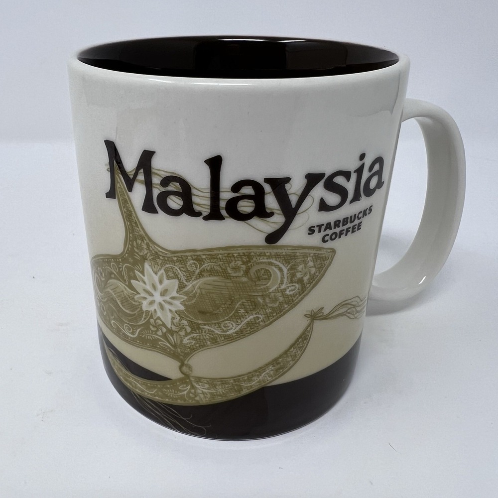 Starbucks Coffee MALAYSIA Global Icon Collector Series Cup Mug 16oz 2014